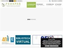 Tablet Screenshot of fedapas.org